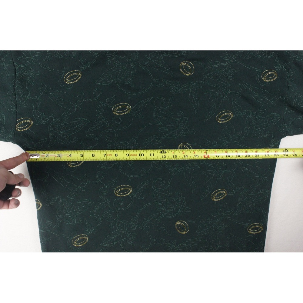 BoxLunch Lord of the Rings Sweatshirt Men's Medium Embroidered Green Crewneck - Picture 7 of 11